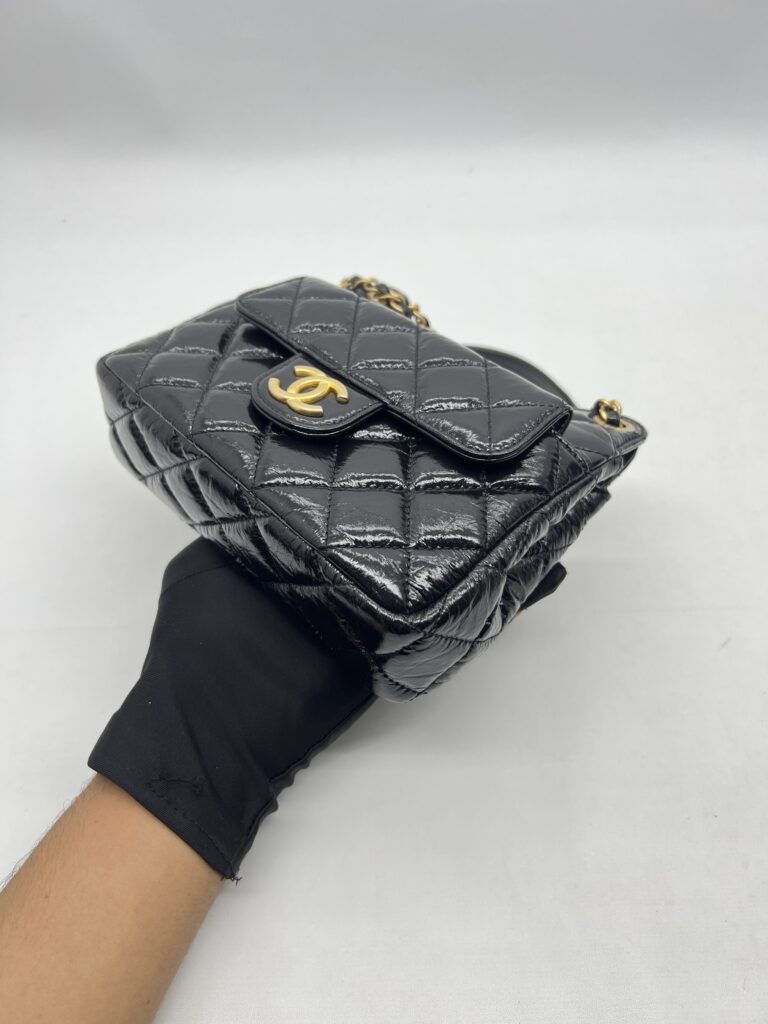 Chanel Small Hobo Glaze Black GHW