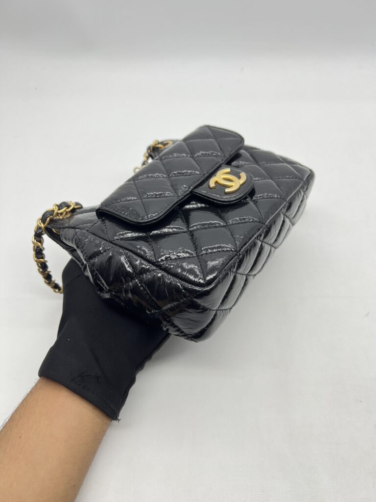 Chanel Small Hobo Glaze Black GHW