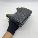Chanel Small Hobo Glaze Black GHW