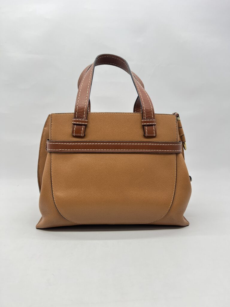 Loewe Gate Top Handle Caramel Brown GHW