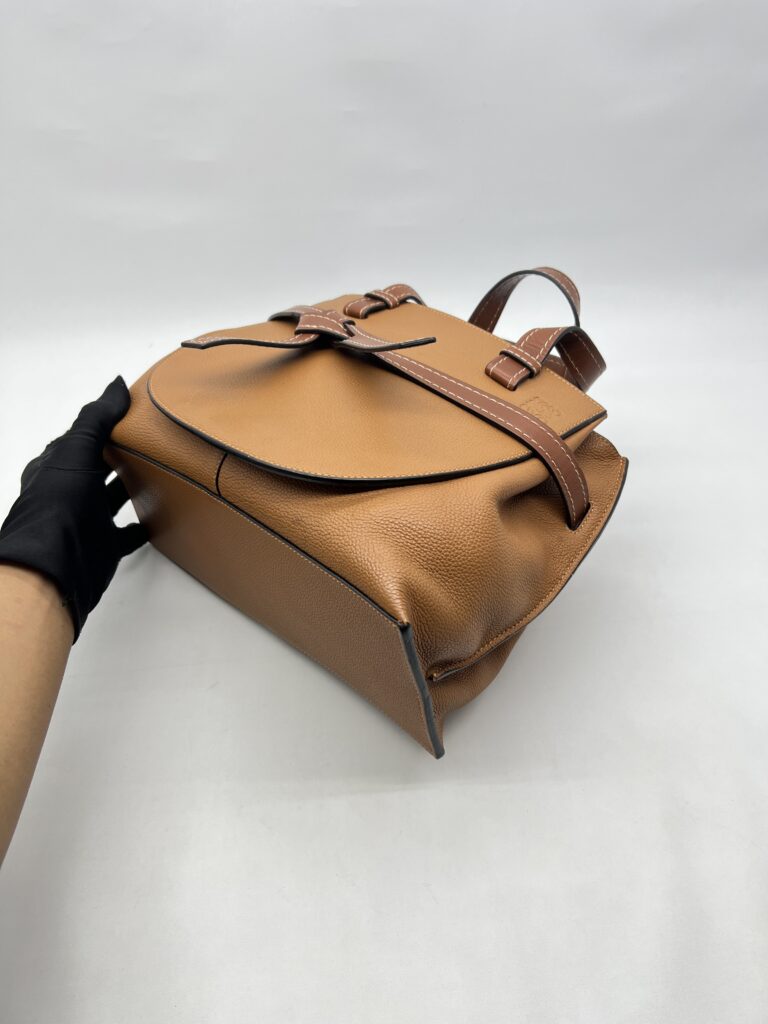 Loewe Gate Top Handle Caramel Brown GHW