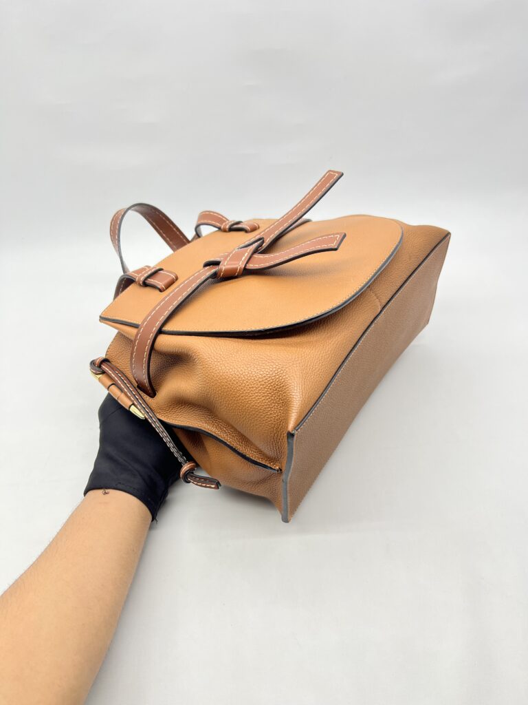 Loewe Gate Top Handle Caramel Brown GHW