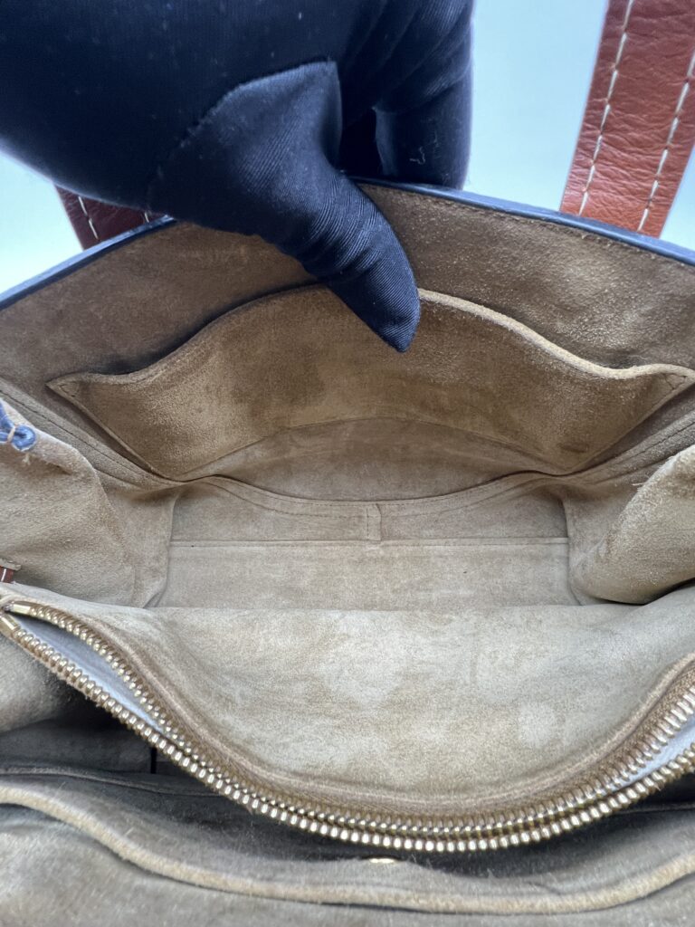 Loewe Gate Top Handle Caramel Brown GHW