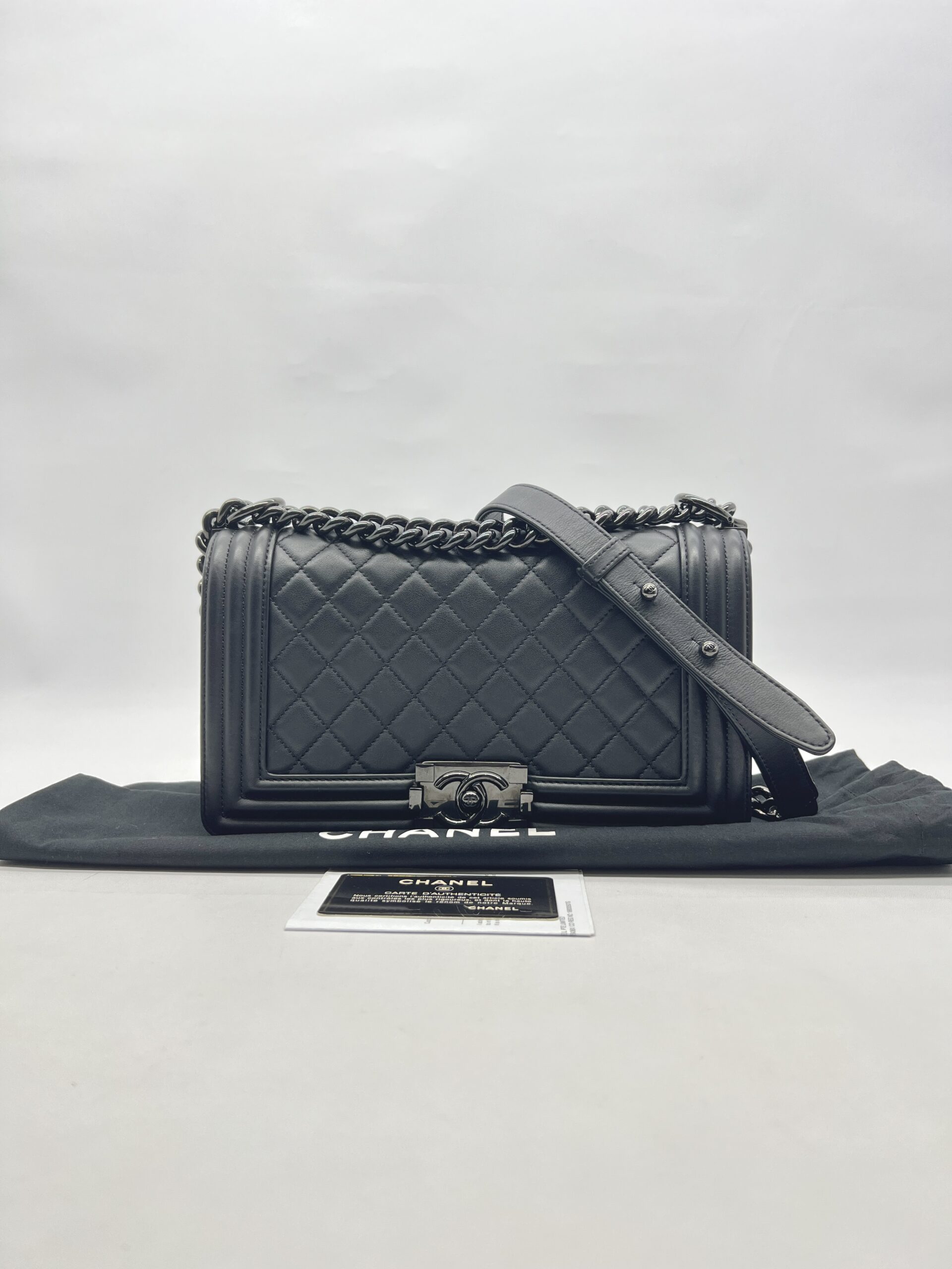 Chanel Boy 25 All Black