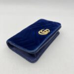 Gucci Marmont Mini Bag Velvet Blue GHW