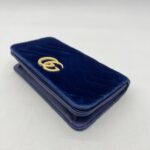 Gucci Marmont Mini Bag Velvet Blue GHW