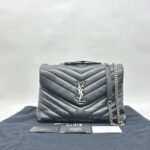 Saint Laurent Lou Lou Medium Black SHW