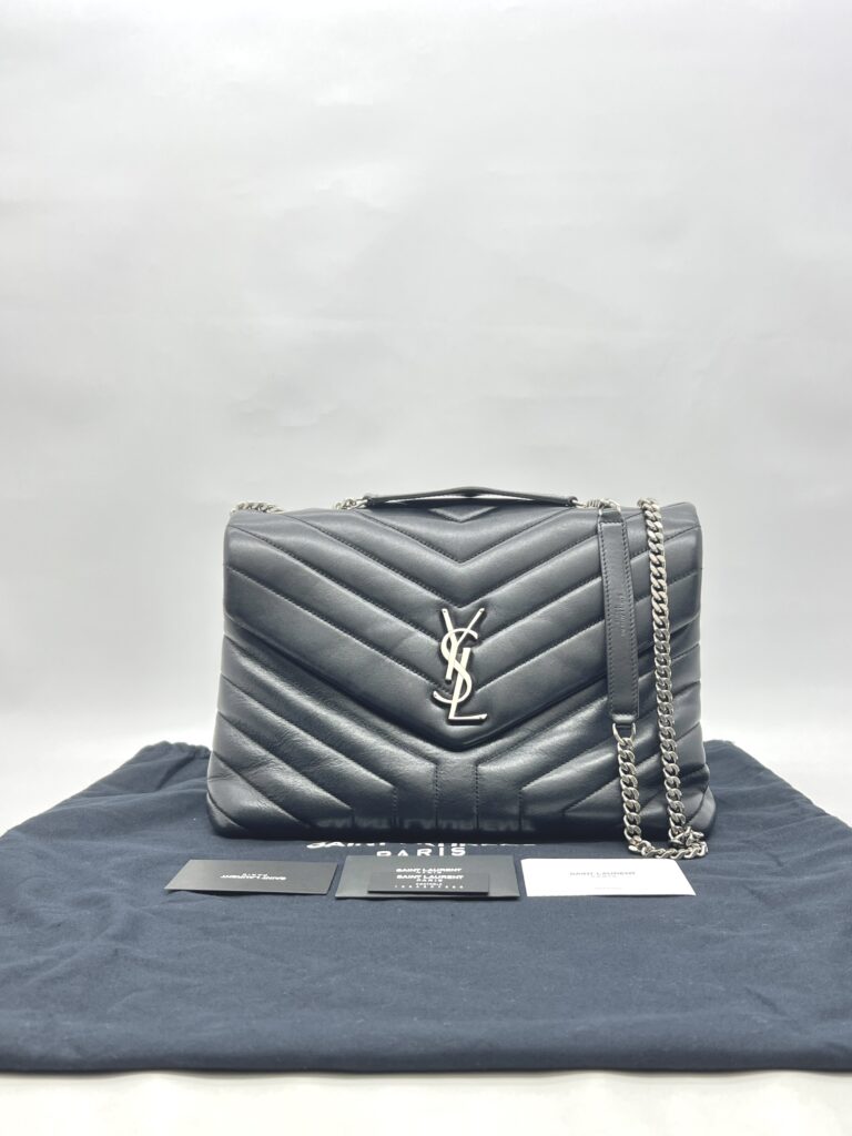 Saint Laurent Lou Lou Medium Black SHW