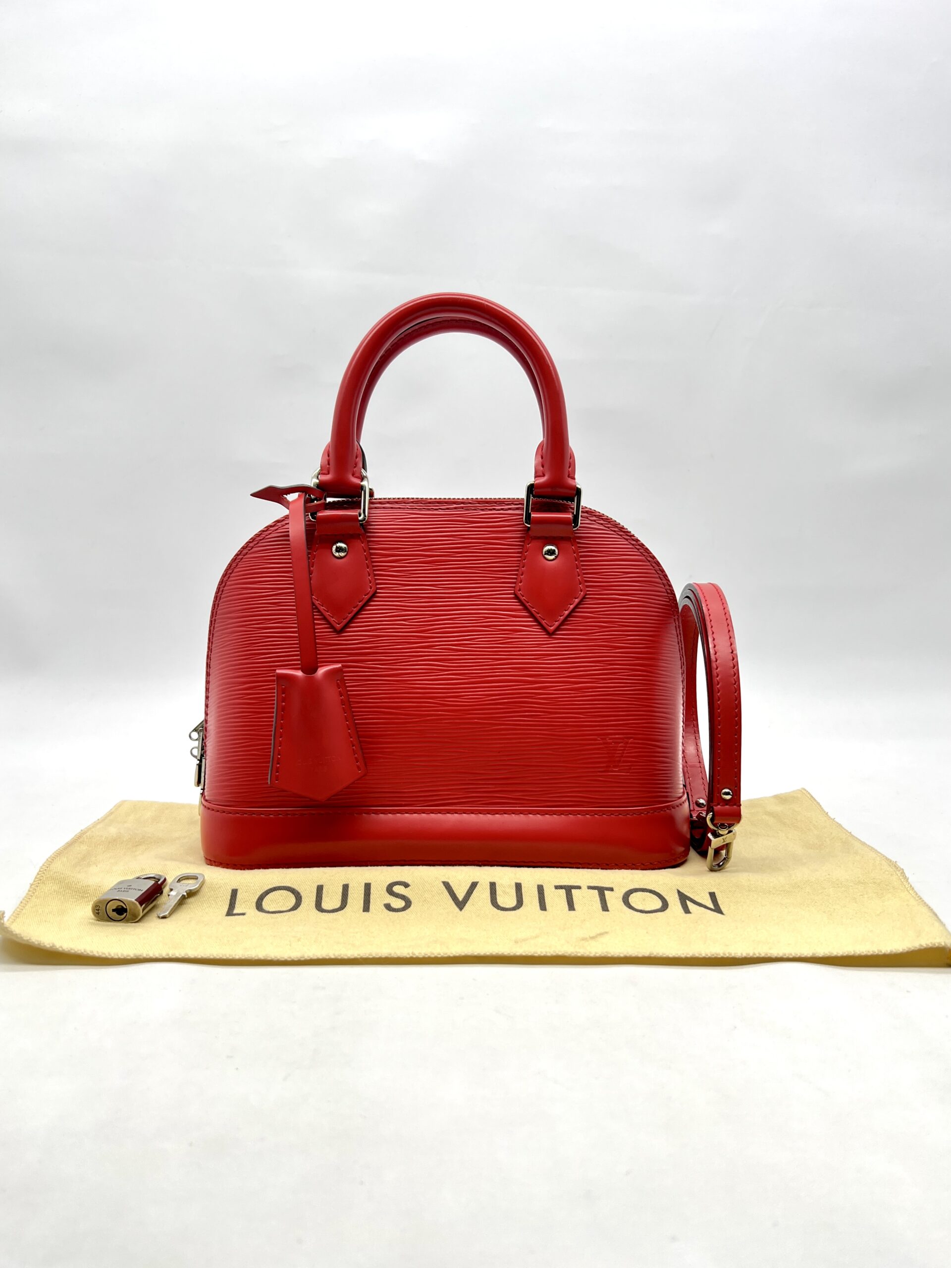 Louis Vuitton Alma BB Epi Red SHW