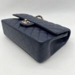 Chanel Medium Classic D. Flap Caviar Navy LGHW