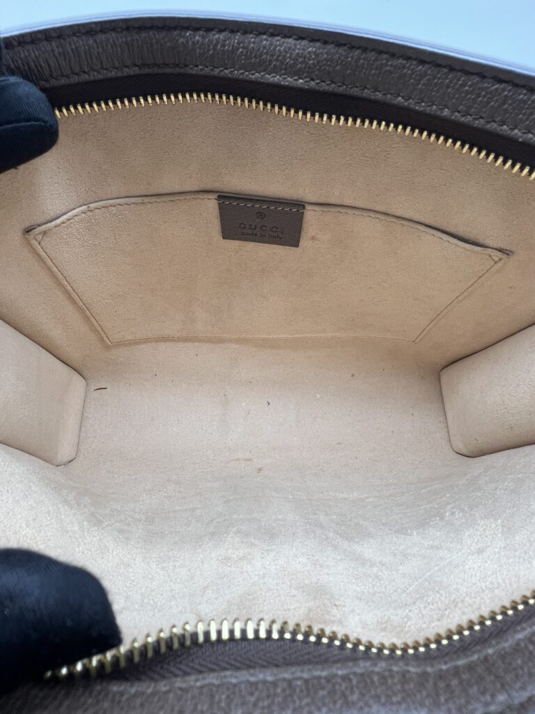 Gucci Ophidia Pouch GG Supreme Brown GHW