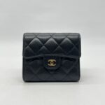 Chanel Trifold Wallet Caviar Black GHW