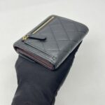 Chanel Trifold Wallet Caviar Black GHW