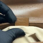 Gucci Mini Marmont Top Handle  Geometric Caramel GHW