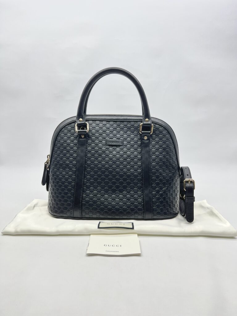 Gucci Dome Microguccissima Black GHW