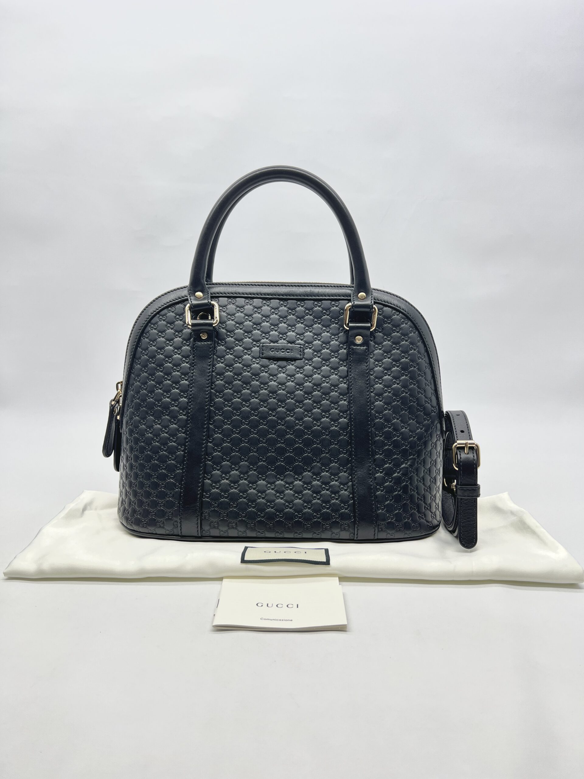 Gucci Dome Microguccissima Black GHW