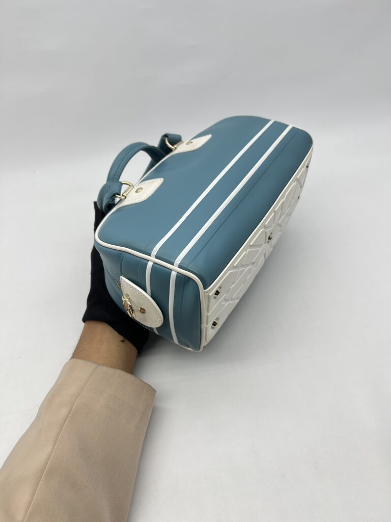 Dior D-Vibe Bowling Small Blue White GHW