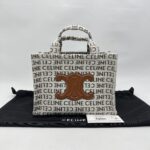 Chanel Small Cabas Canvas White And Tan