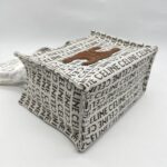 Chanel Small Cabas Canvas White And Tan