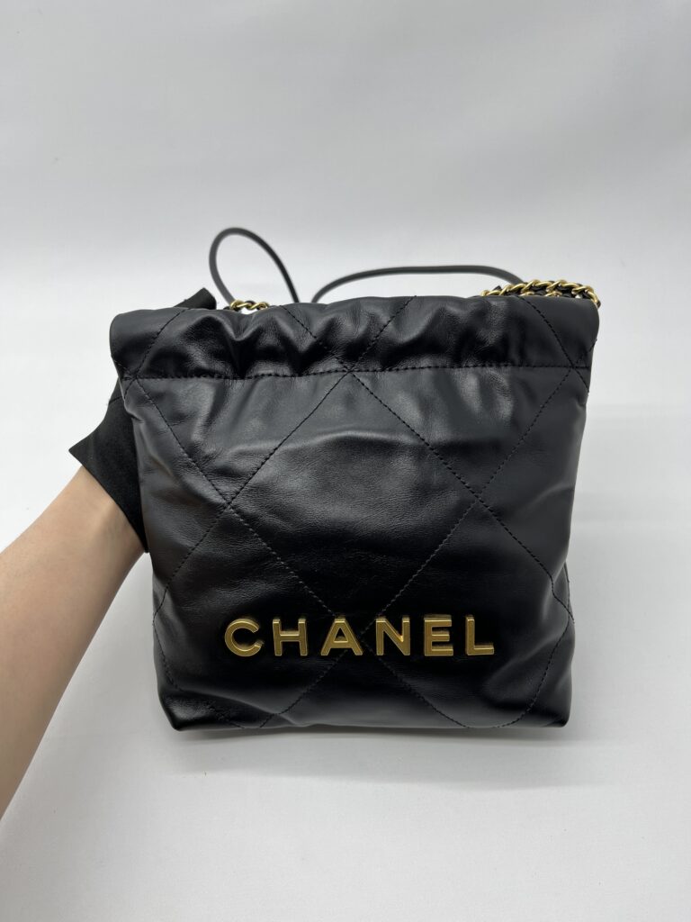 Chanel C22 Mini Lambskin Black GHW