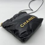 Chanel C22 Mini Lambskin Black GHW