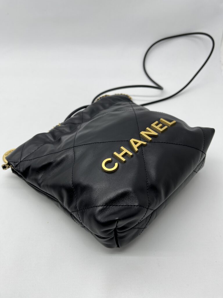 Chanel C22 Mini Lambskin Black GHW