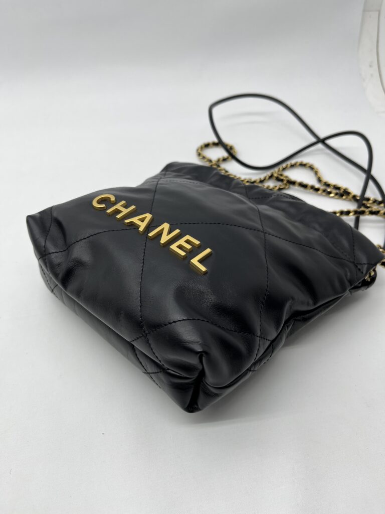 Chanel C22 Mini Lambskin Black GHW