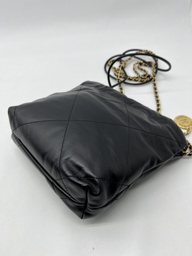 Chanel C22 Mini Lambskin Black GHW