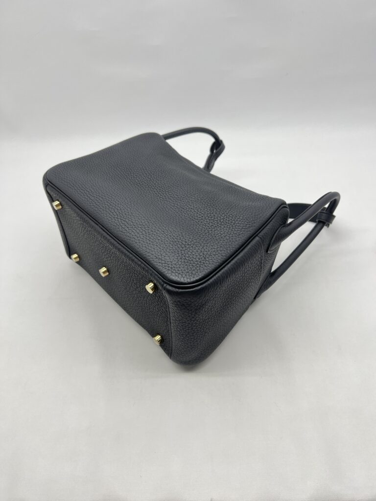 Hermes Lindy 26 Taurillon Clemence Noir GHW