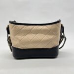 Chanel Gabrielle Small Beige Black
