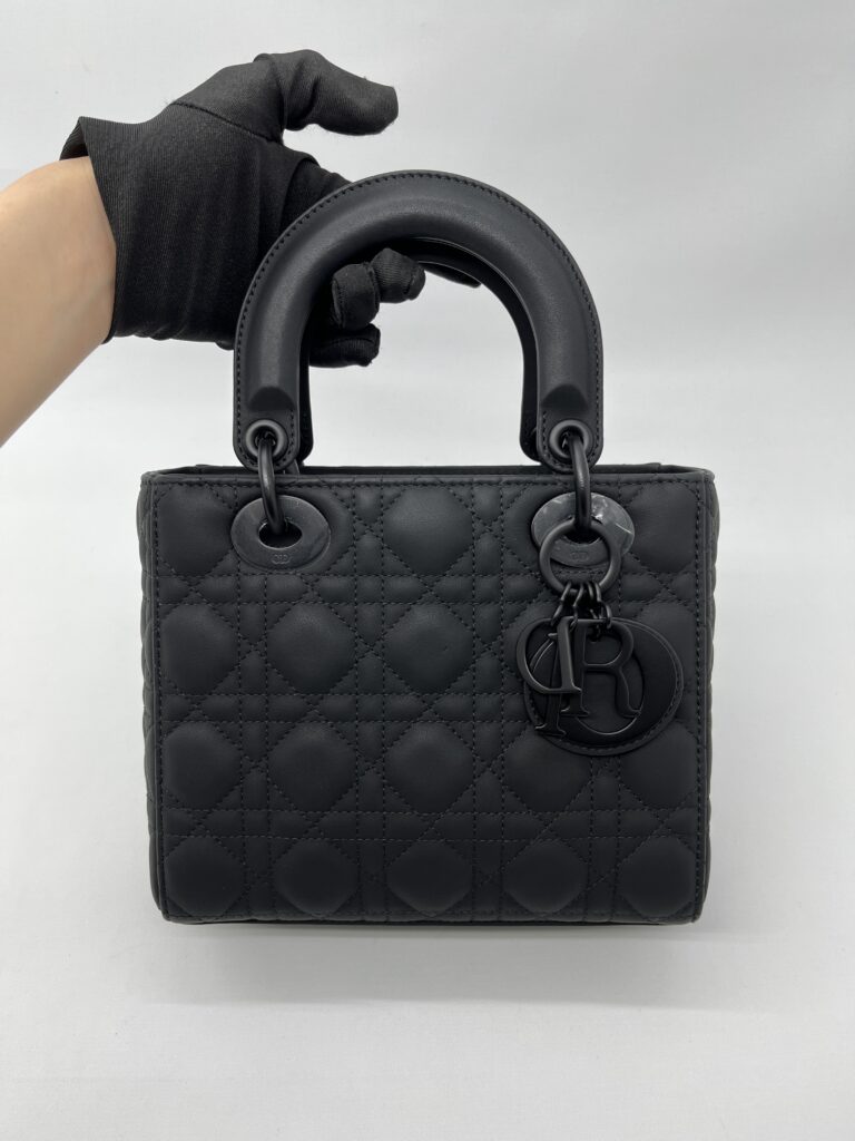 Dior Lady Dior Small All Black Matte