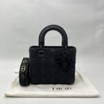 Dior Lady Dior Small All Black Matte