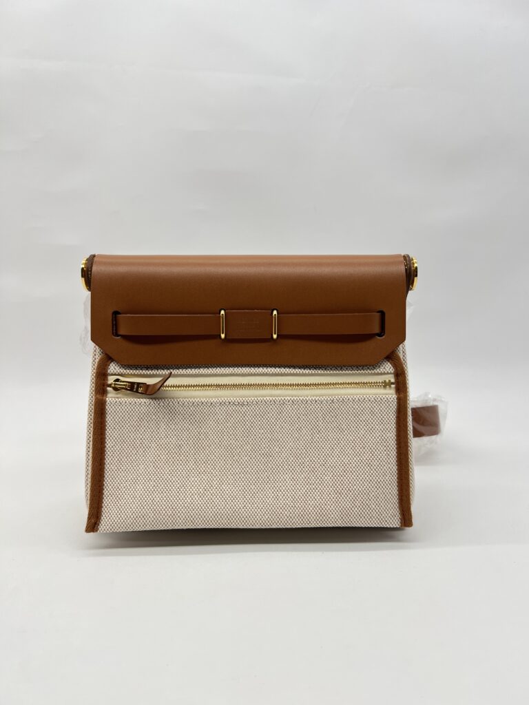 Hermes Mini Herbag Gold Naturale GHW