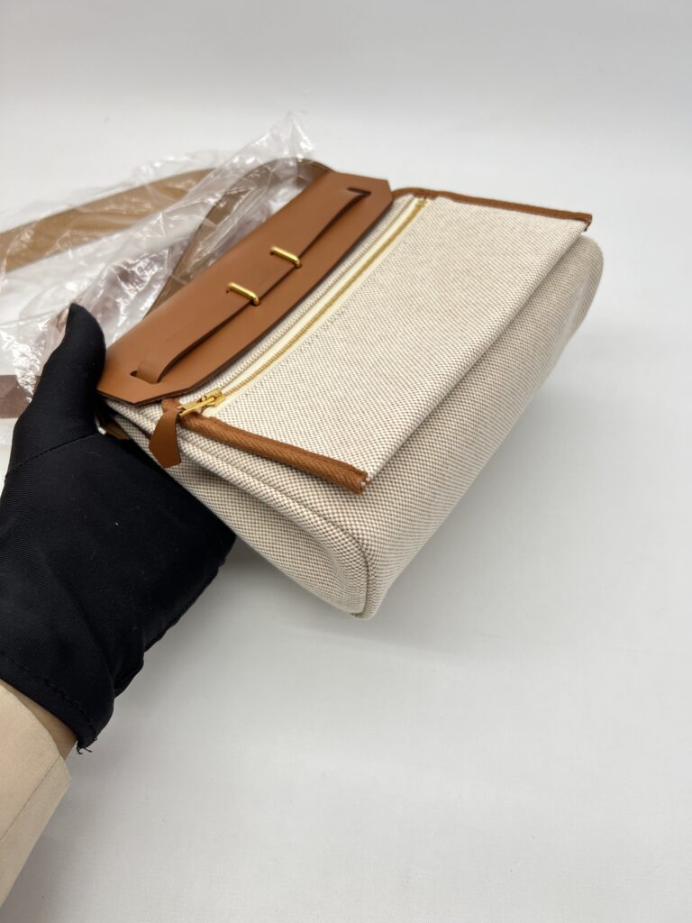 Hermes Mini Herbag Gold Naturale GHW