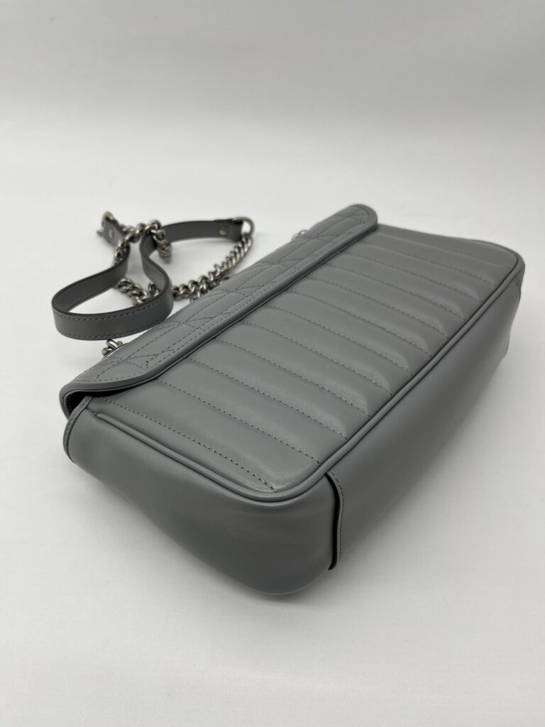 Gucci Marmont Flap Small Geometric Grey SHW
