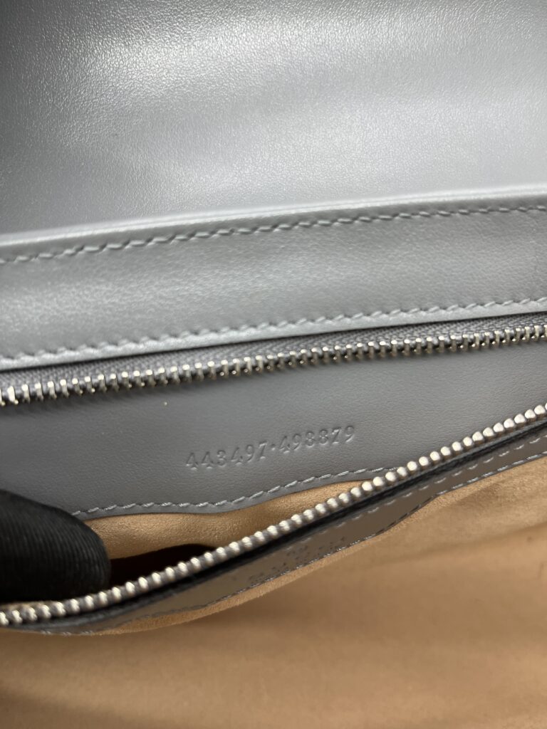 Gucci Marmont Flap Small Geometric Grey SHW