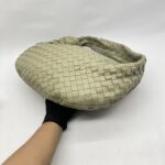 Bottega Veneta Classic Jodie Intrecciato Travertine Green GHW