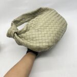 Bottega Veneta Classic Jodie Intrecciato Travertine Green GHW