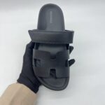 Hermes Chypre Sandals Noir