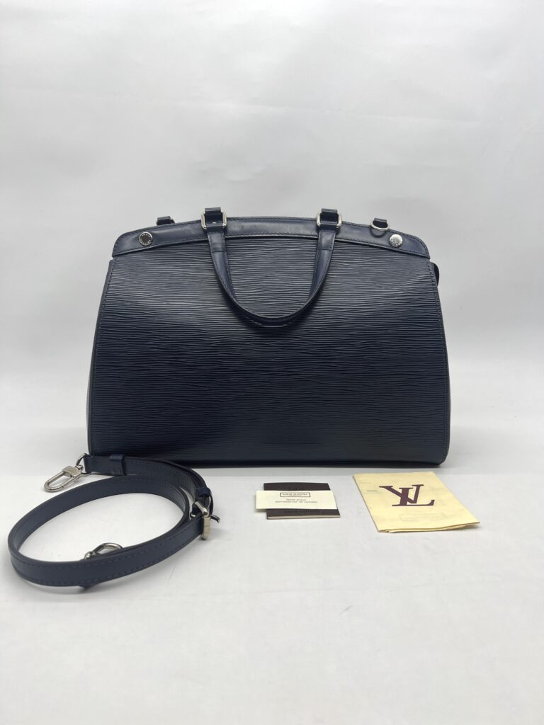 Louis Vuitton Brea MM Epi Indigo SHW