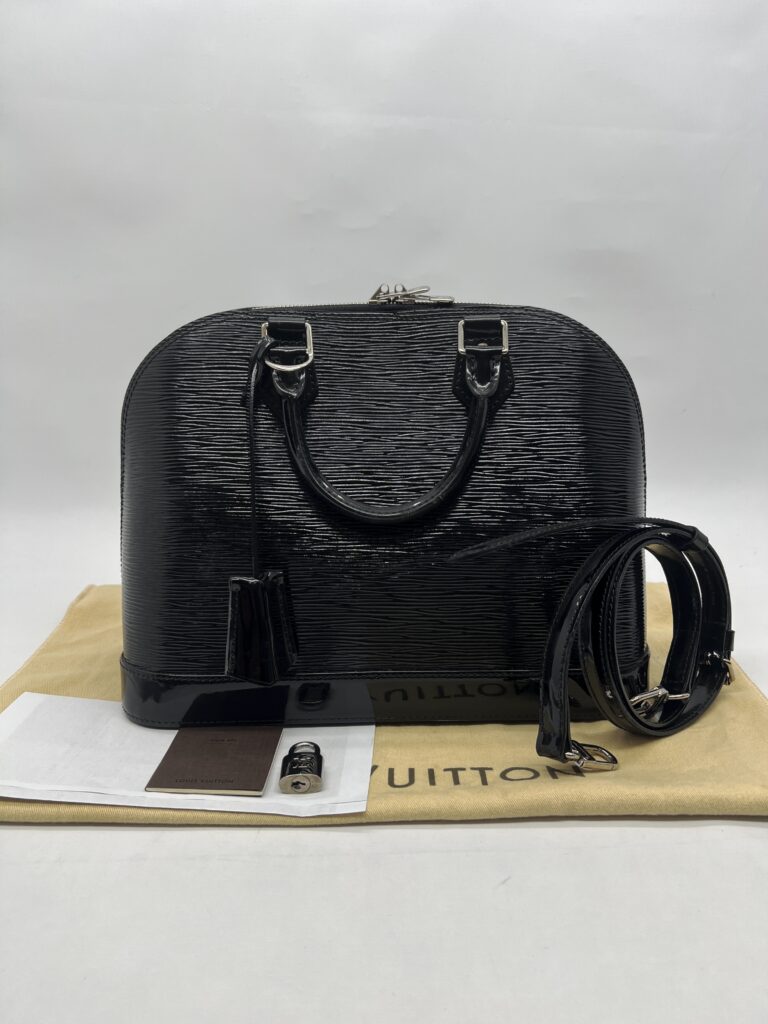 Louis Vuitton Alma PM Epi Black SHW