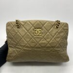 Chanel CC Crown Bag Gold GHW