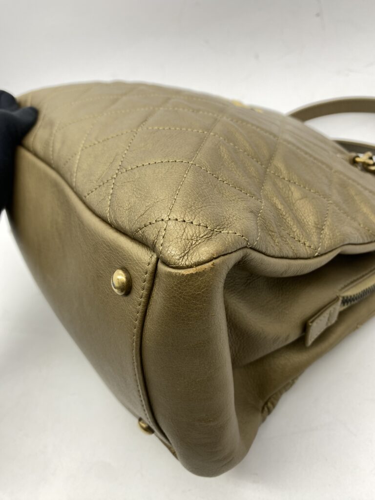 Chanel CC Crown Bag Gold GHW