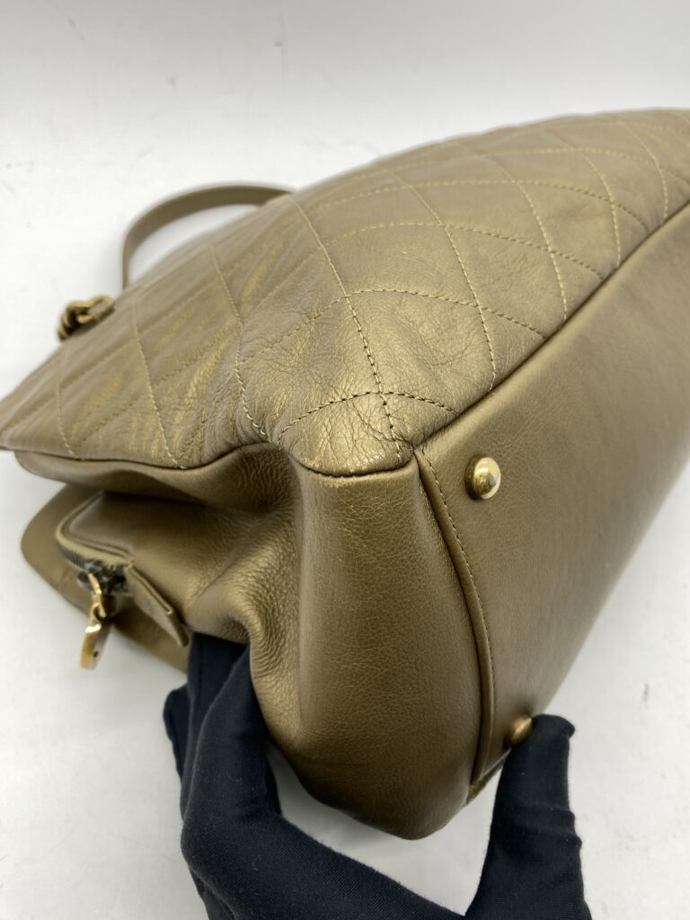 Chanel CC Crown Bag Gold GHW