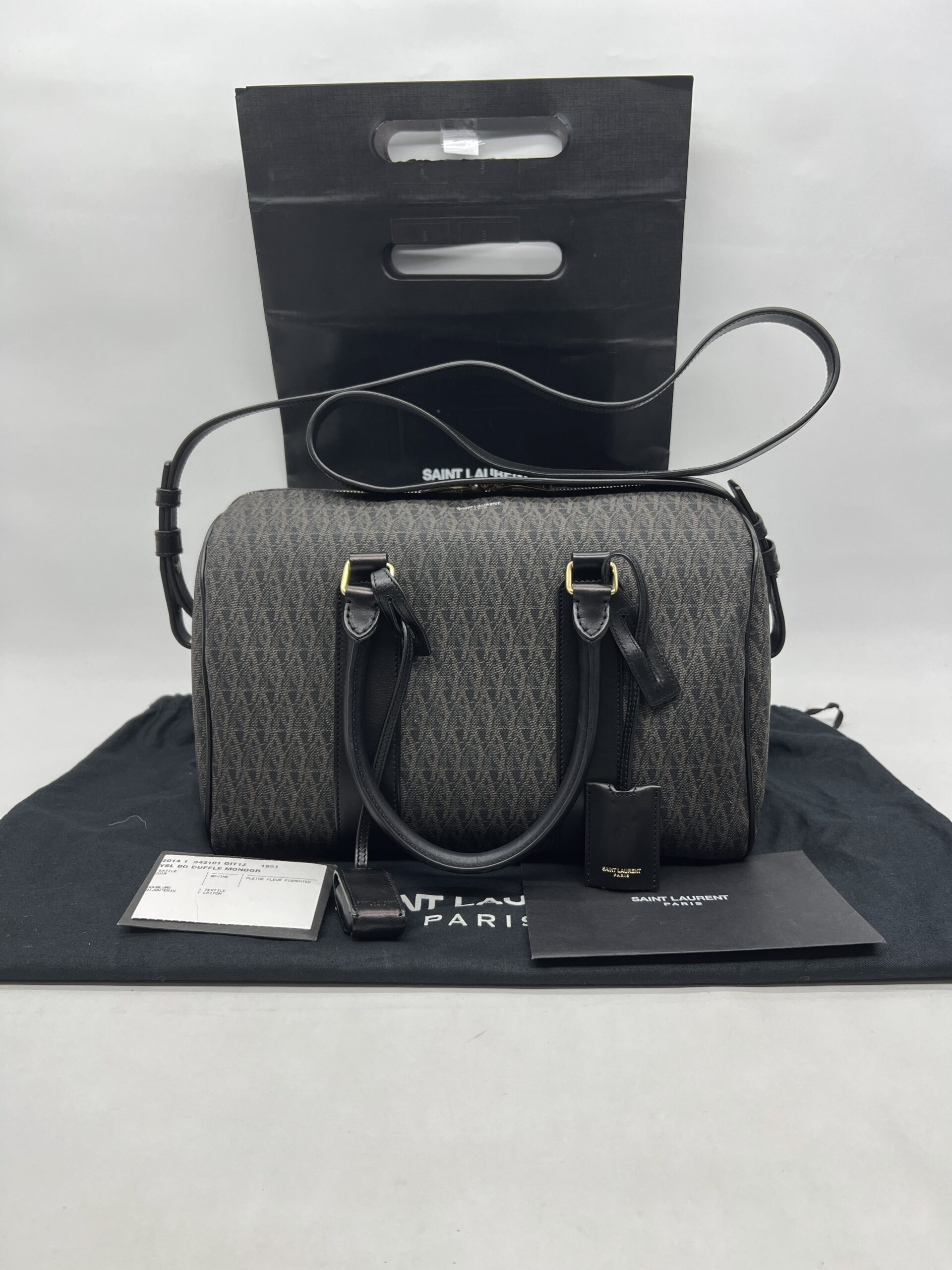 Saint Laurent Duffle Bag Black GHW