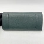 Celine Flap Wallet Dark Green
