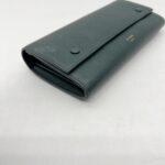 Celine Flap Wallet Dark Green