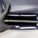 Celine Flap Wallet Dark Green