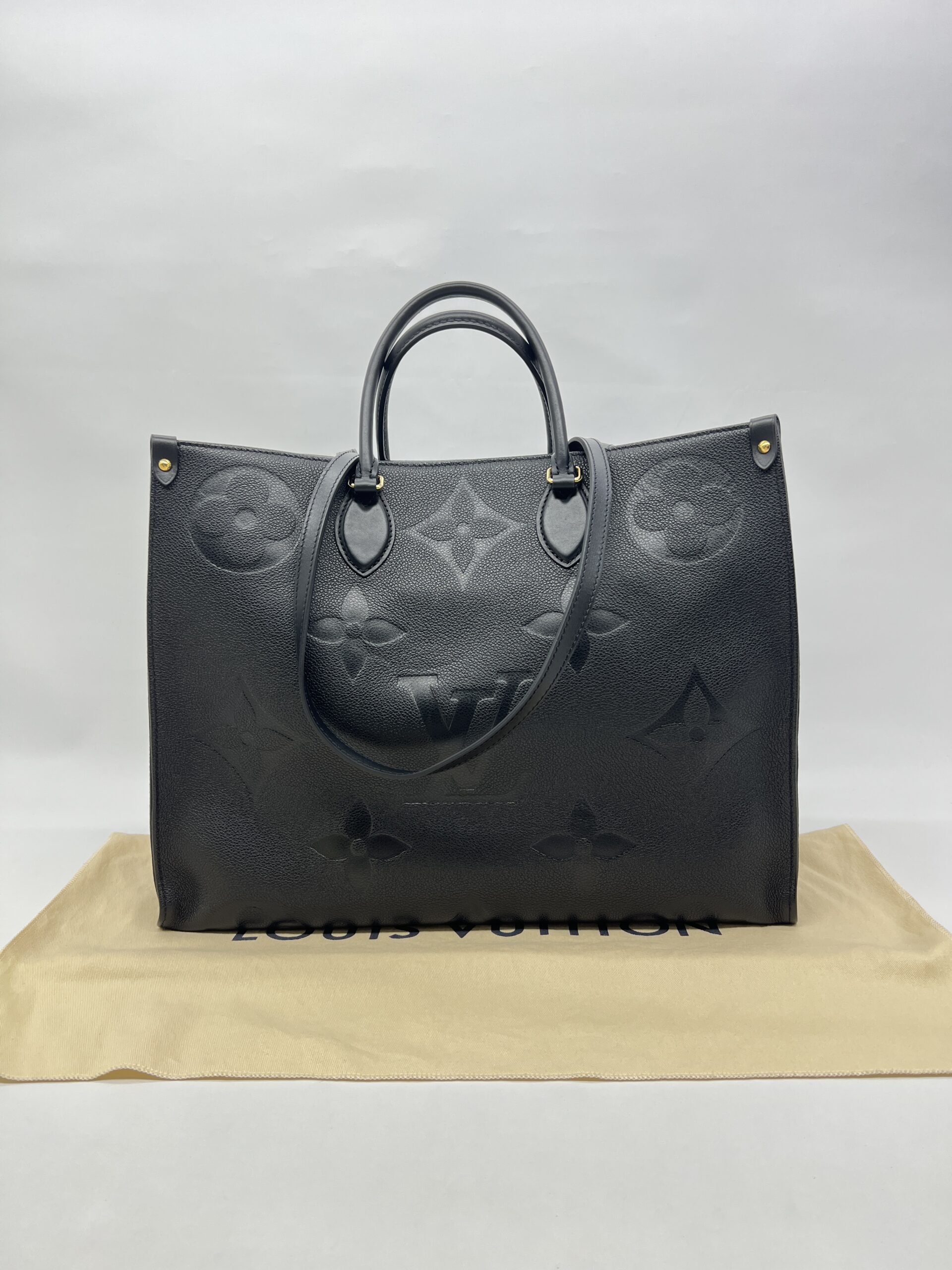 Louis Vuitton On The Go GM Giant Monogram Empriente Black