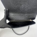 Chanel Flap Top Handle Caviar Black GHW